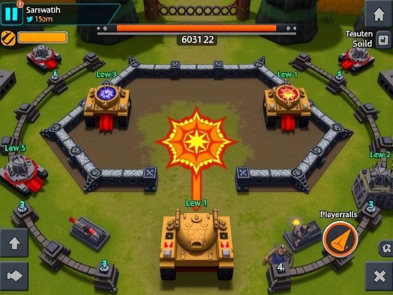 Saraswati Tank Strategy gameplay screenshot